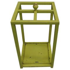 Early Modernist Umbrella Stand with Original Paint