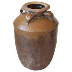 Large Antique Chinese Stoneware Pot, Shanxi Province, circa 1900