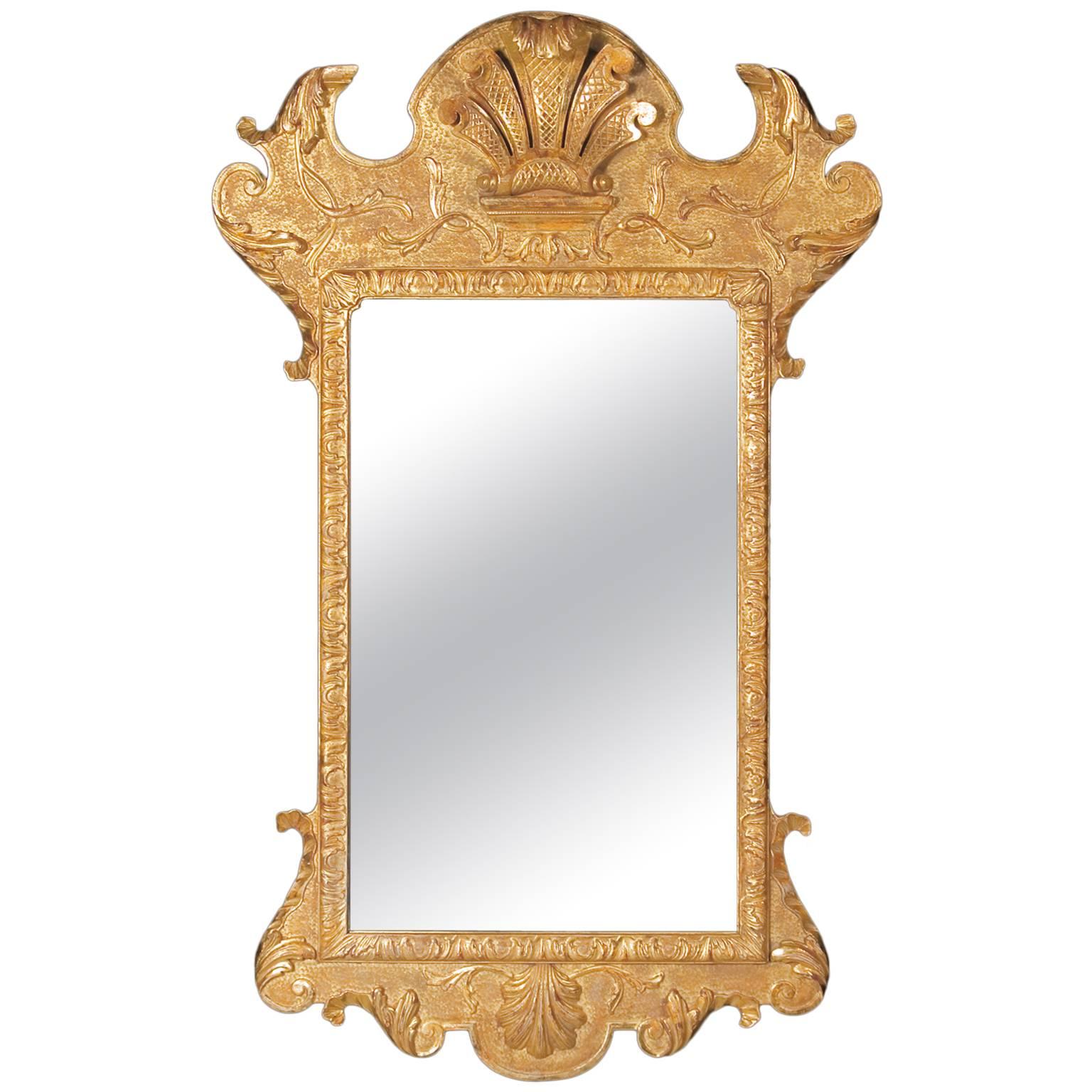 Gilt Gesso Pier Mirror in the manner of George I For Sale