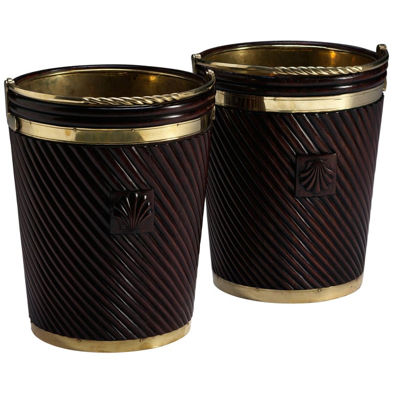 Irish Shell Peat Buckets For Sale at 1stDibs irish peat buckets for sale, peat