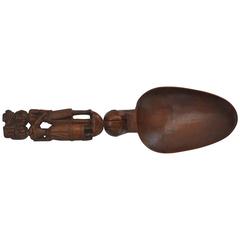 17th Century Boxwood Bretonne Pliable Spoon