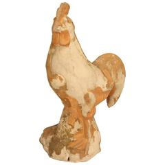 French Terra Cotta Rooster