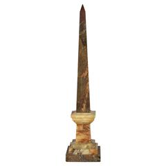 Antique Grand Tour Marble Obelisk