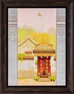 Distant Scenery from the Stupa in Autumn