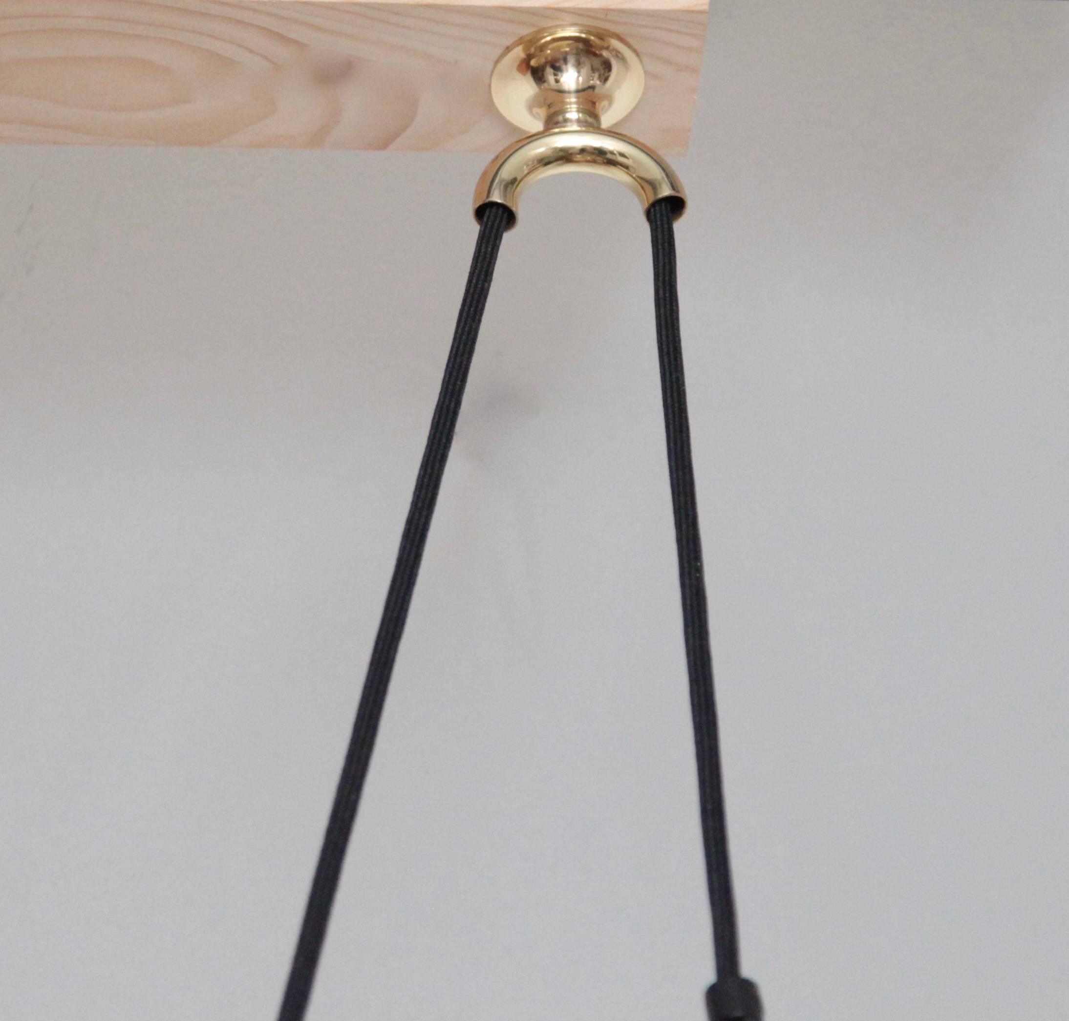 German Florian Schulz Double Onos 55 Pendant Lamp with Side Counter Weights
