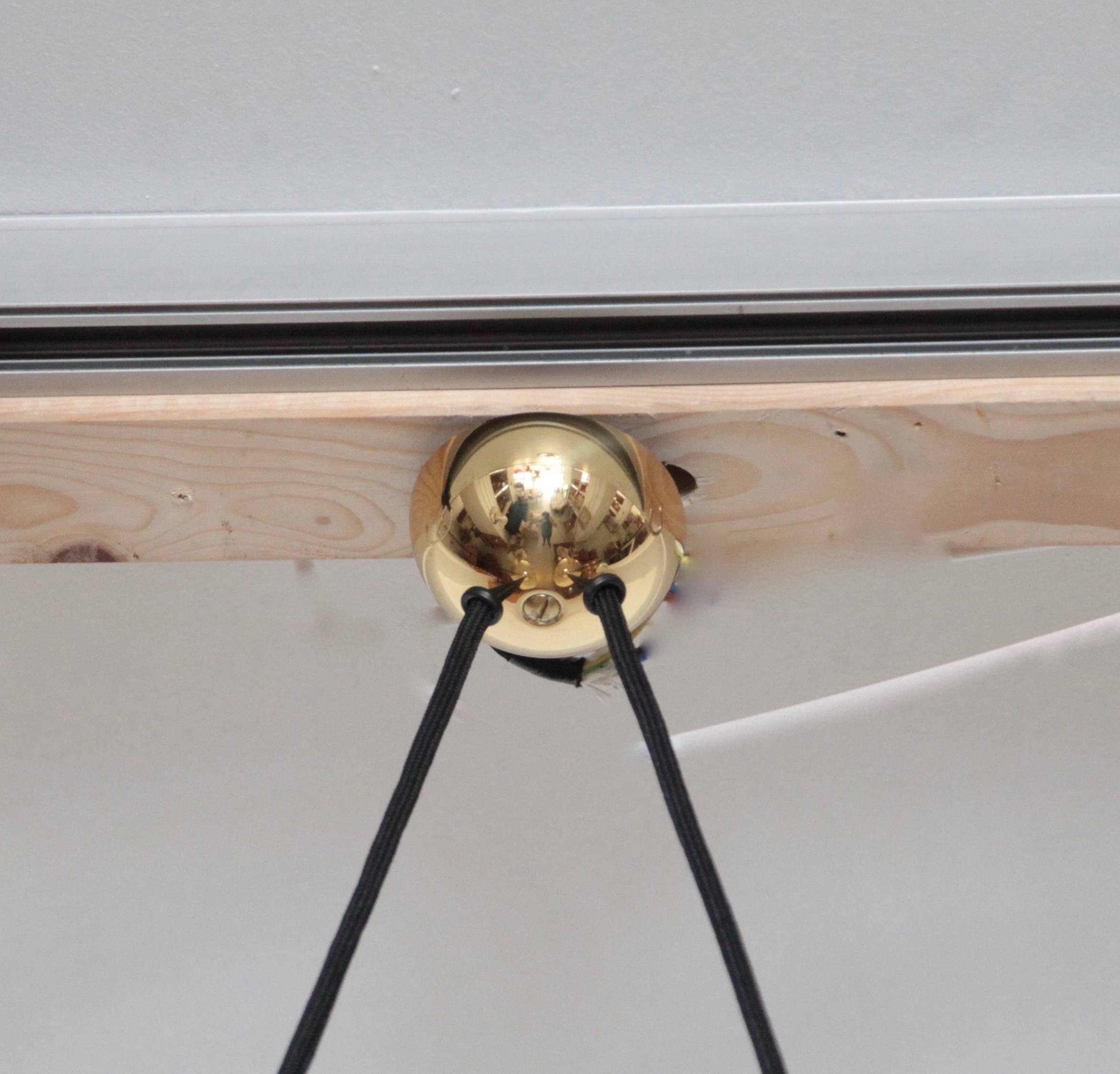 Florian Schulz Double Onos 55 Pendant Lamp with Side Counter Weights In Excellent Condition In Berlin, DE