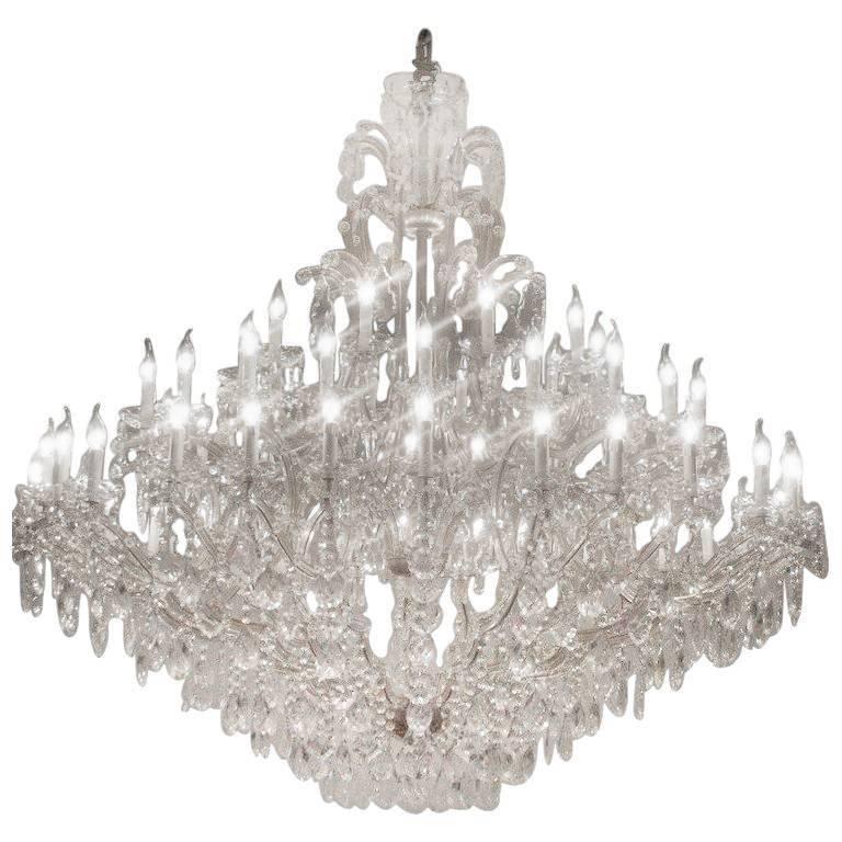 Large Maria Therese Chandelier with 60 Lights, 21st Century For Sale