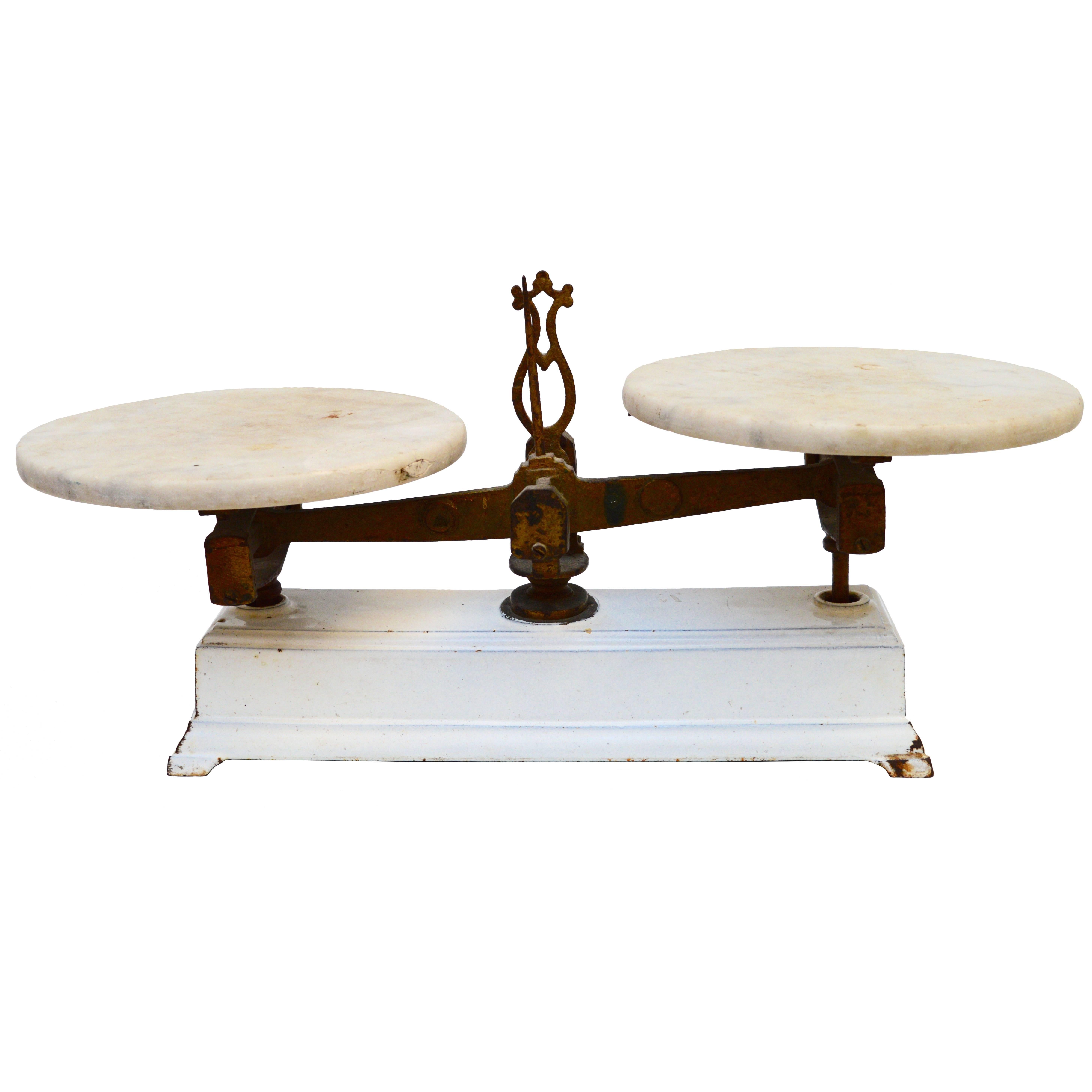 19th Century Belgian Chocolate Scale For Sale