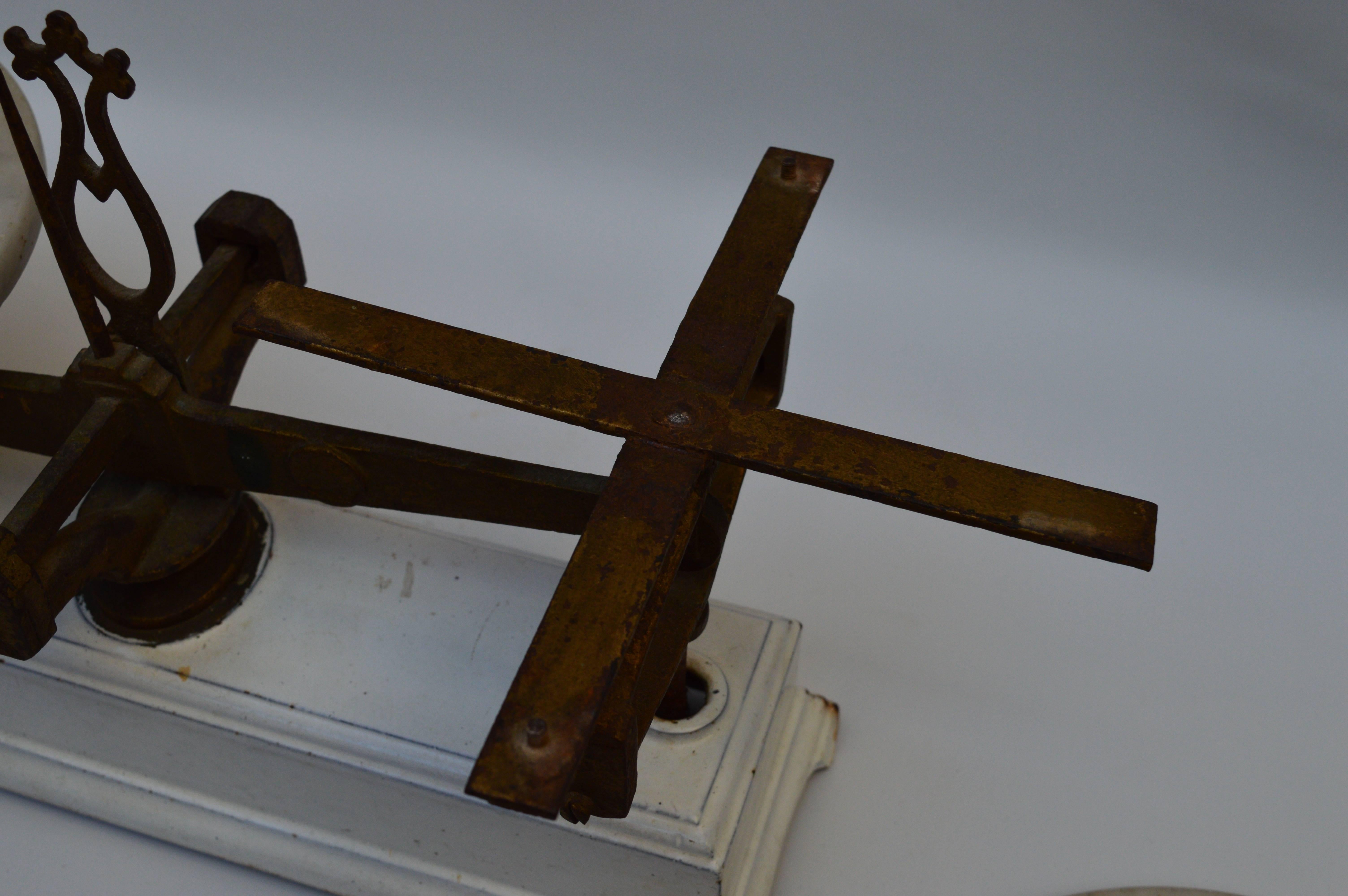 19th Century Belgian Chocolate Scale For Sale 1
