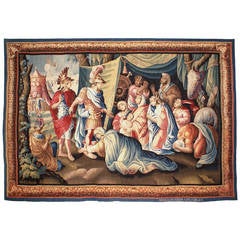 Royal Aubusson Tapestry from the Story of Alexander, circa 1620