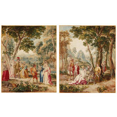 XVIIIth Century Brussels Tapestries From the Story Of Don Quichotte