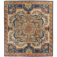 French Aubusson Carpet, Louis XVI Style, circa 1920