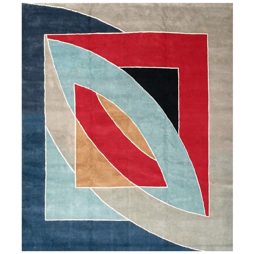 "River of Pounds" Rug by Frank Stella