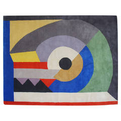 'Pierrot Lunaire' Carpet after Sonia Delaunay Edited by Artcurial, circa 1980