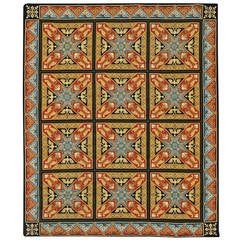 Circa 1880 French Aubusson Carpet