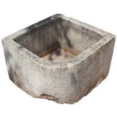 19th Century French Country Corner limestone trog in Perfect Condition 10