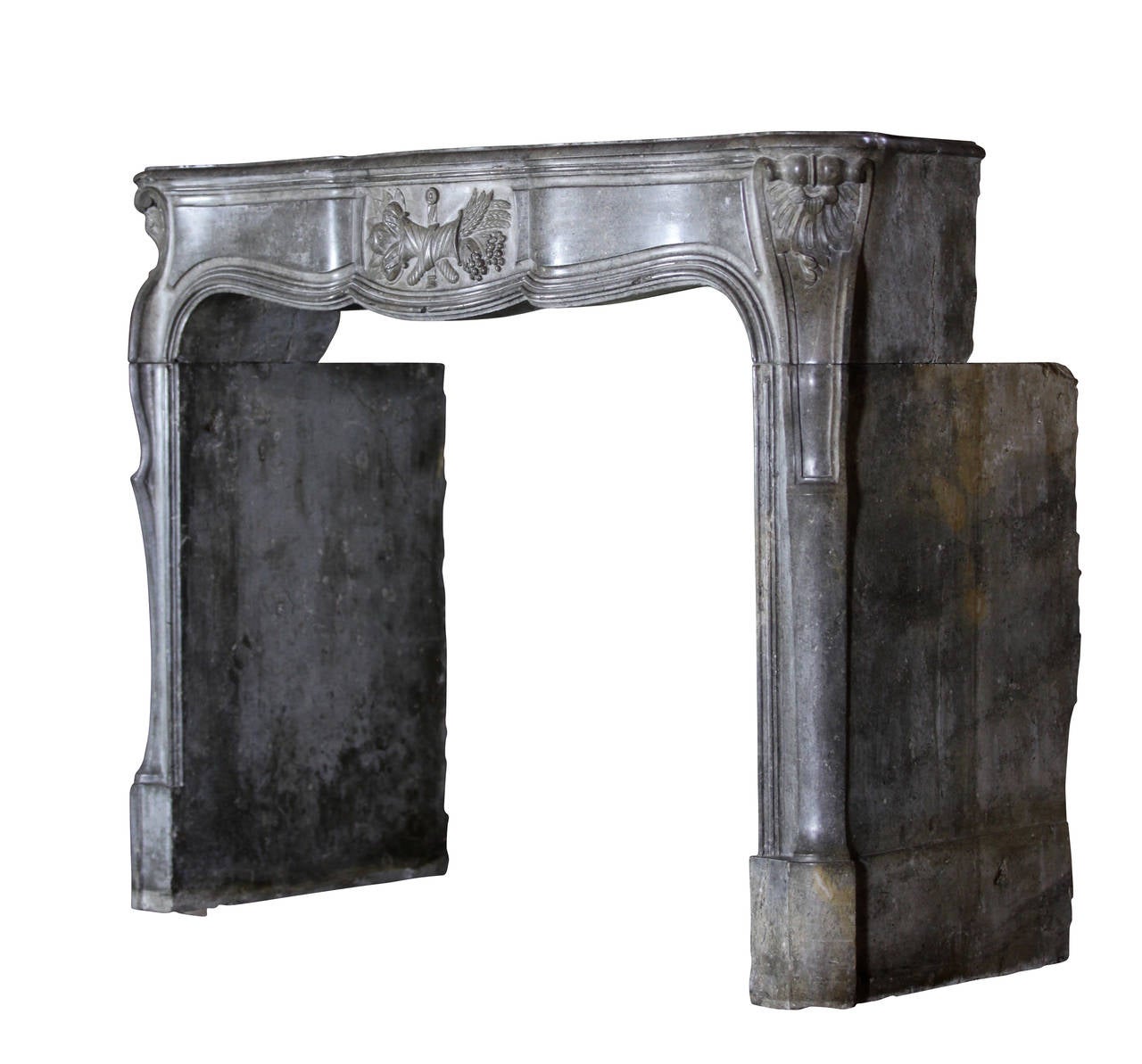 18th Century Louis XIV Transition Regency antique Fireplace Mantel 2