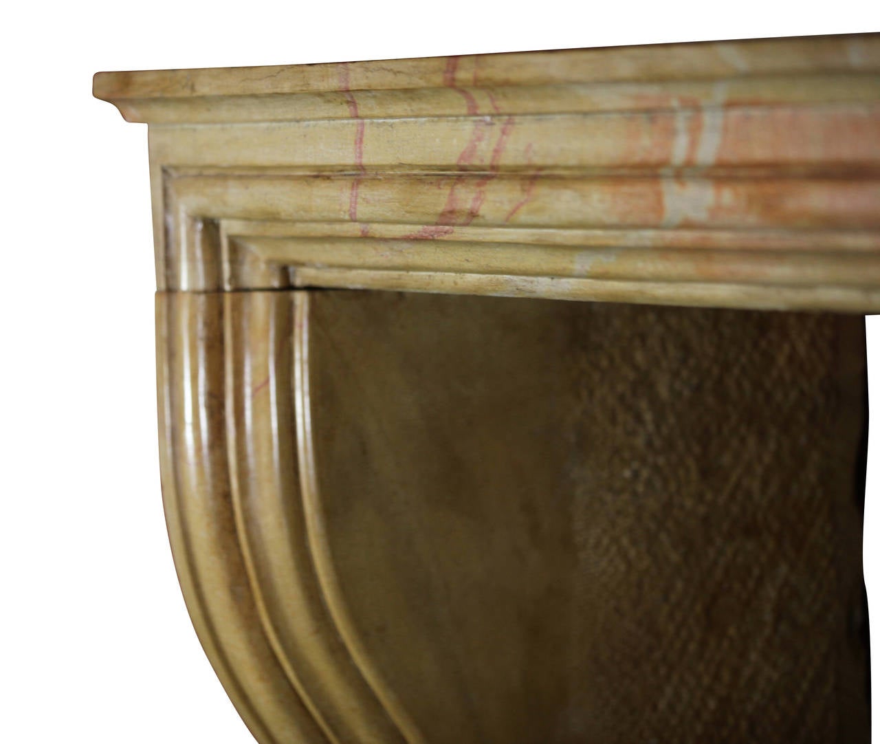 Antiker Stein im Louis XIV.-Stil des 19. Jahrhunderts  Kaminmantel im Angebot 1
