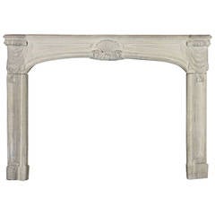 18th Century Regency Period Limestone Antique fireplace Mantel 12