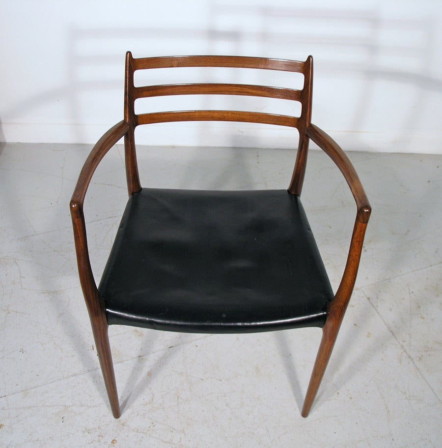 Niels Moller #62 Rosewood Carver Chair For Sale 2