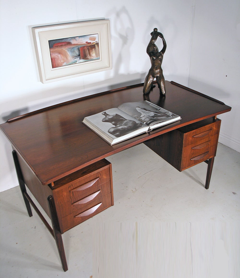 Mid-Century Modern Svend Madsen Danish rosewood desk