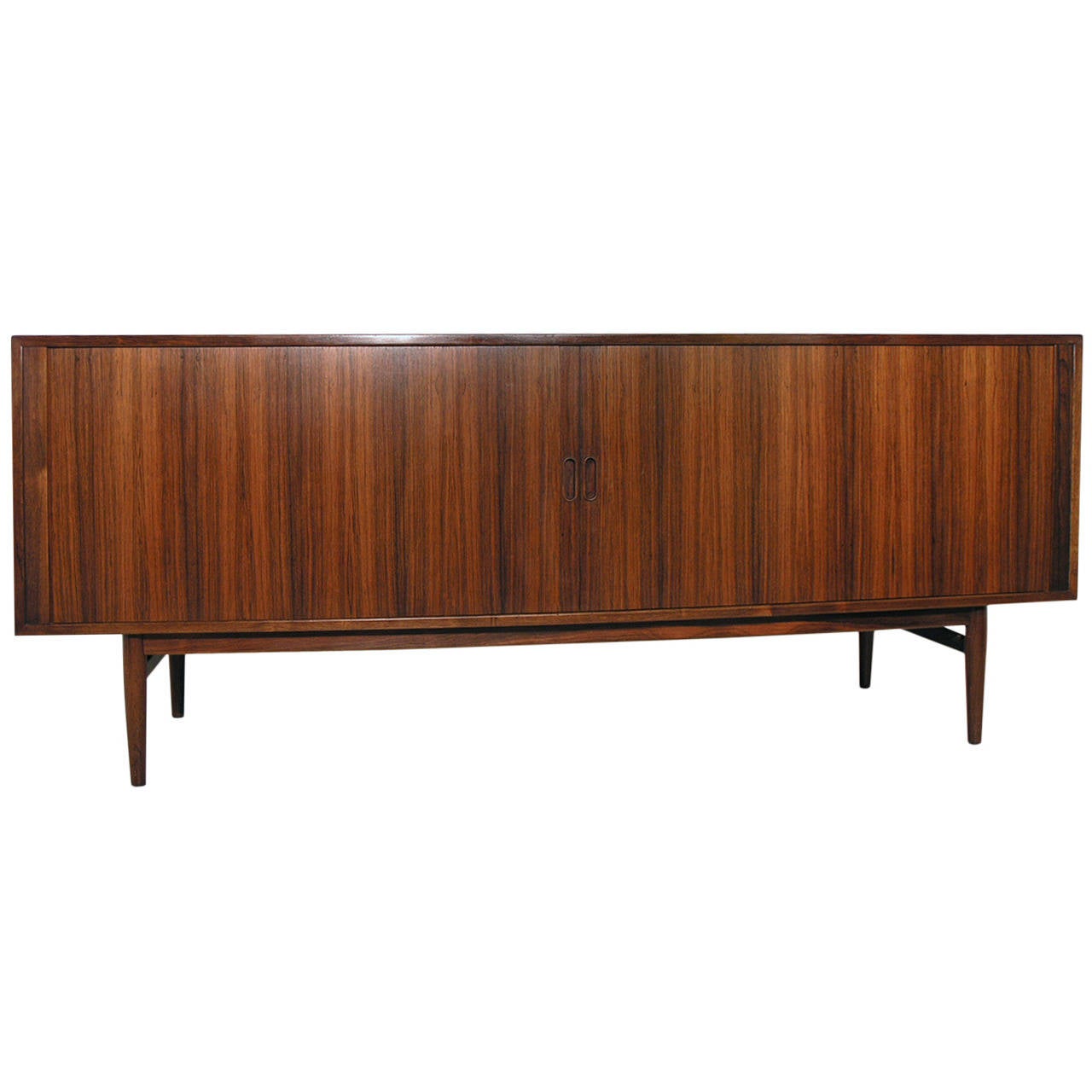 Danish Rosewood Tambour Sideboard by Arne Vodder for Sibast For Sale