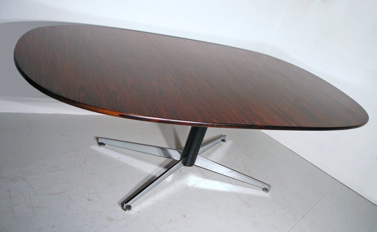 Rosewood dining/boardroom table designed by Robin Day, 1960s