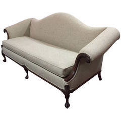Chippendale Style Sofa, Completely Refurbished