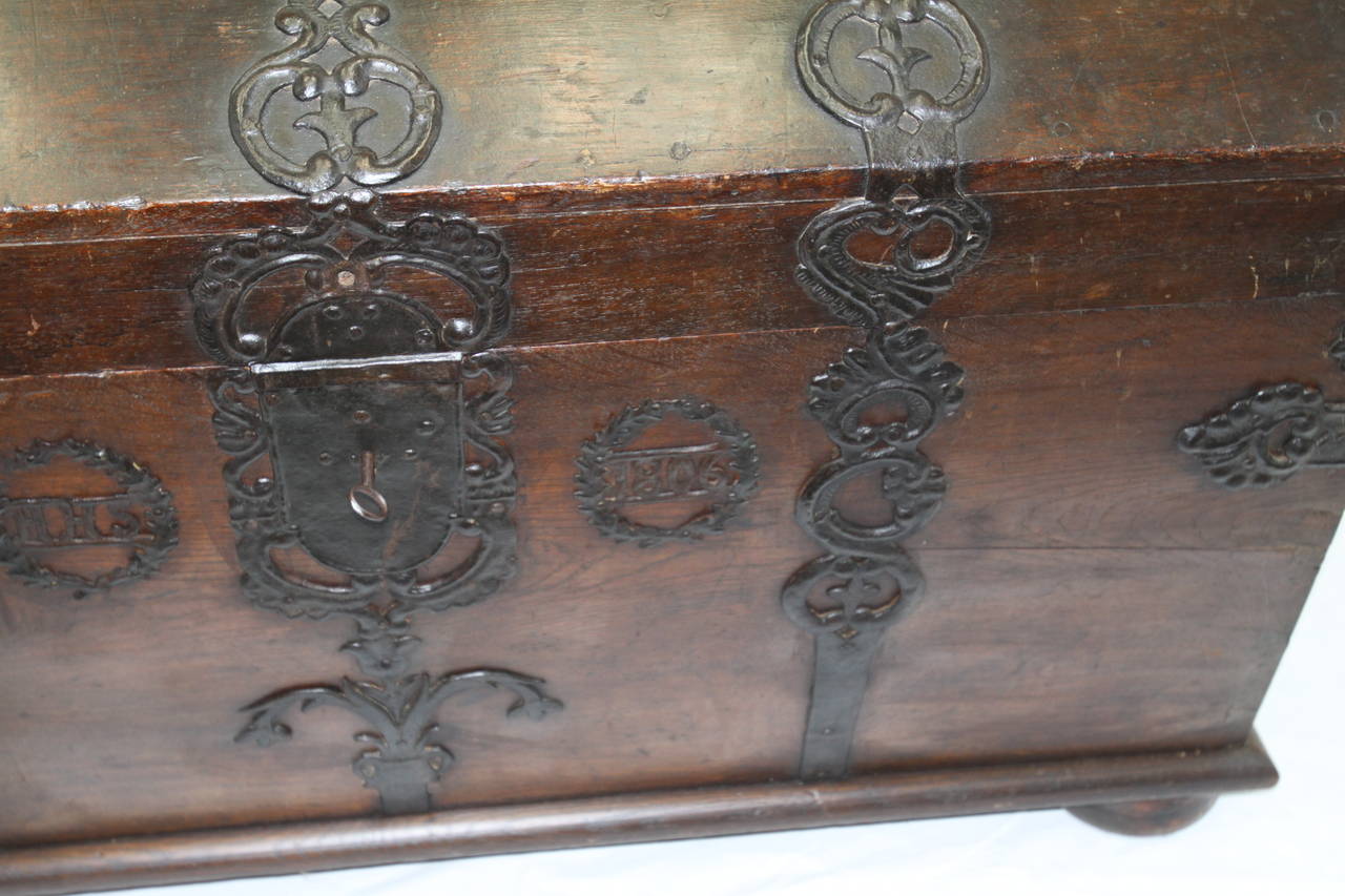 Early 19th Century German Coffer For Sale 1