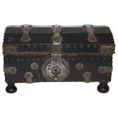 Period 18th Century Leather Covered Box