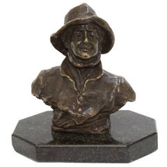 "Bearded Seaman in Coat"  Bronze by Victor H Seifert