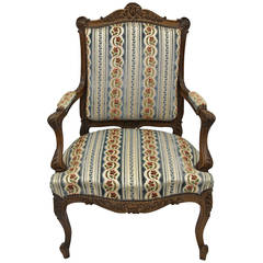 19th Century Renaissance French Fauteuil Chair