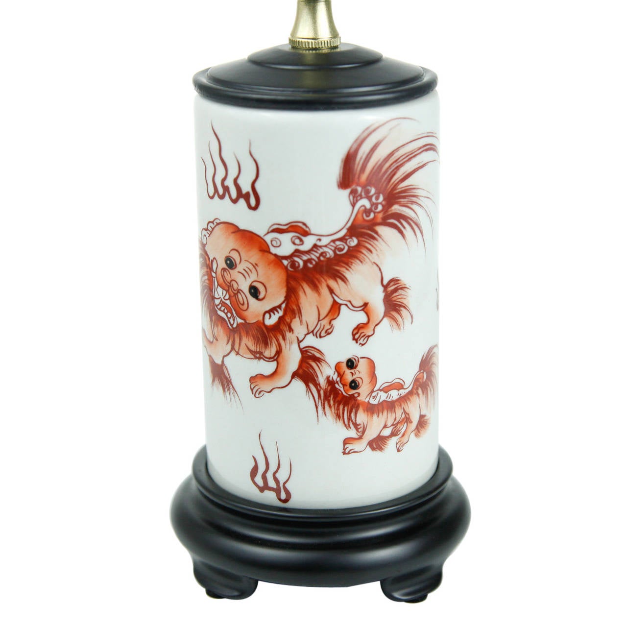 Chinese Porcelaine Dragon Vase Lamp at 1stDibs