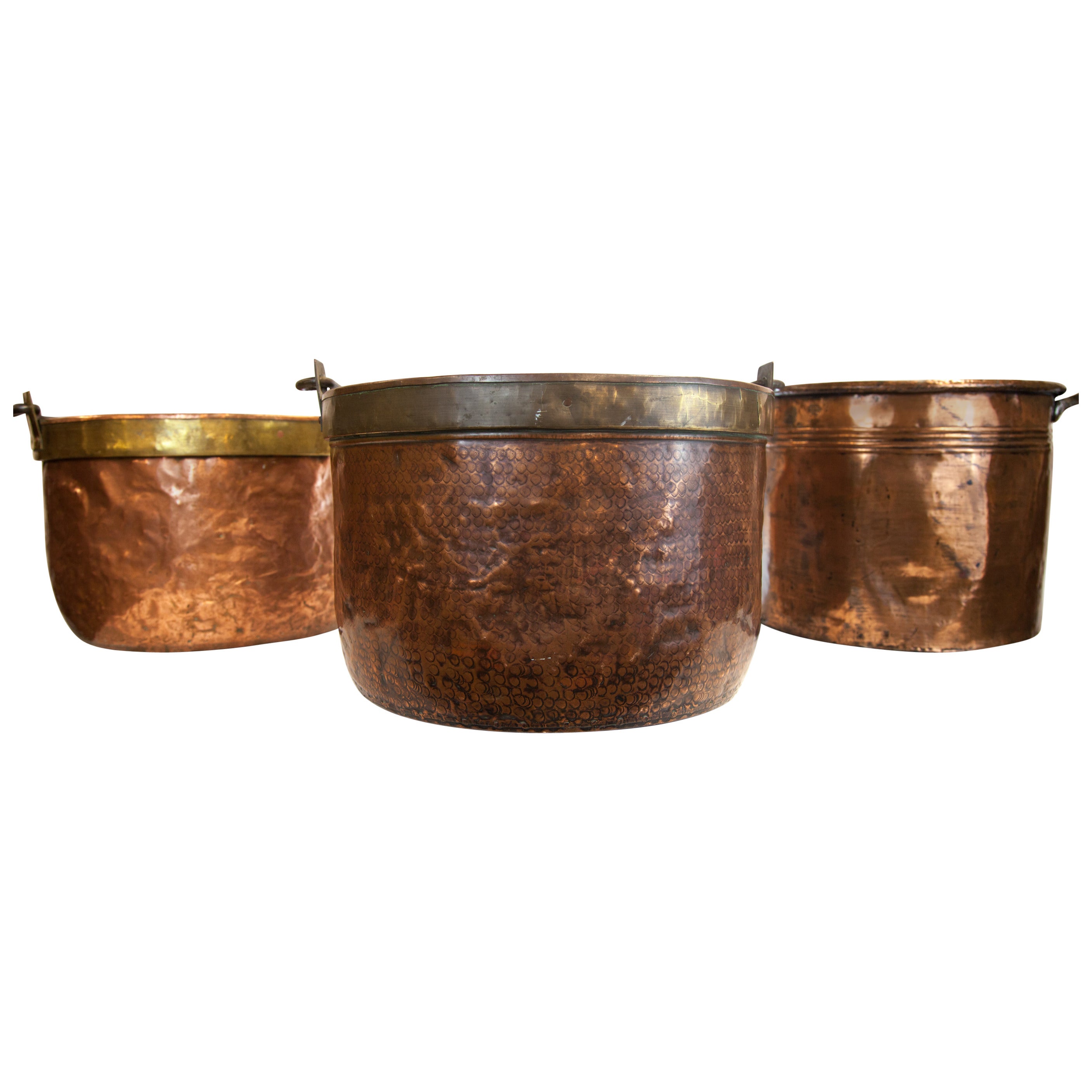 Mid-19th Century Copper Pots