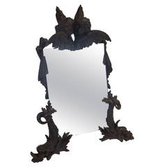 Mid-19th Century Napoleon III Cherub Mirror