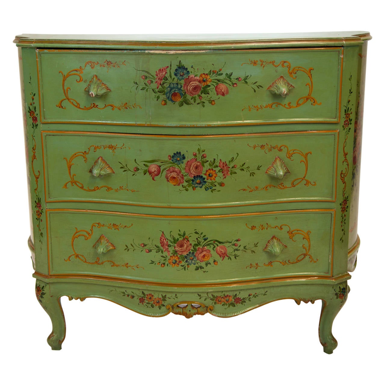 1880 Rococo Italian Commode For Sale at 1stDibs