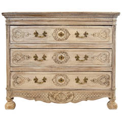 Mid 19th Century Louis XV Style Painted Commode