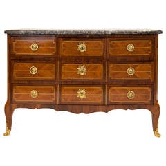 Late 18th Century Louis XVI Mahogany Commode from Paris