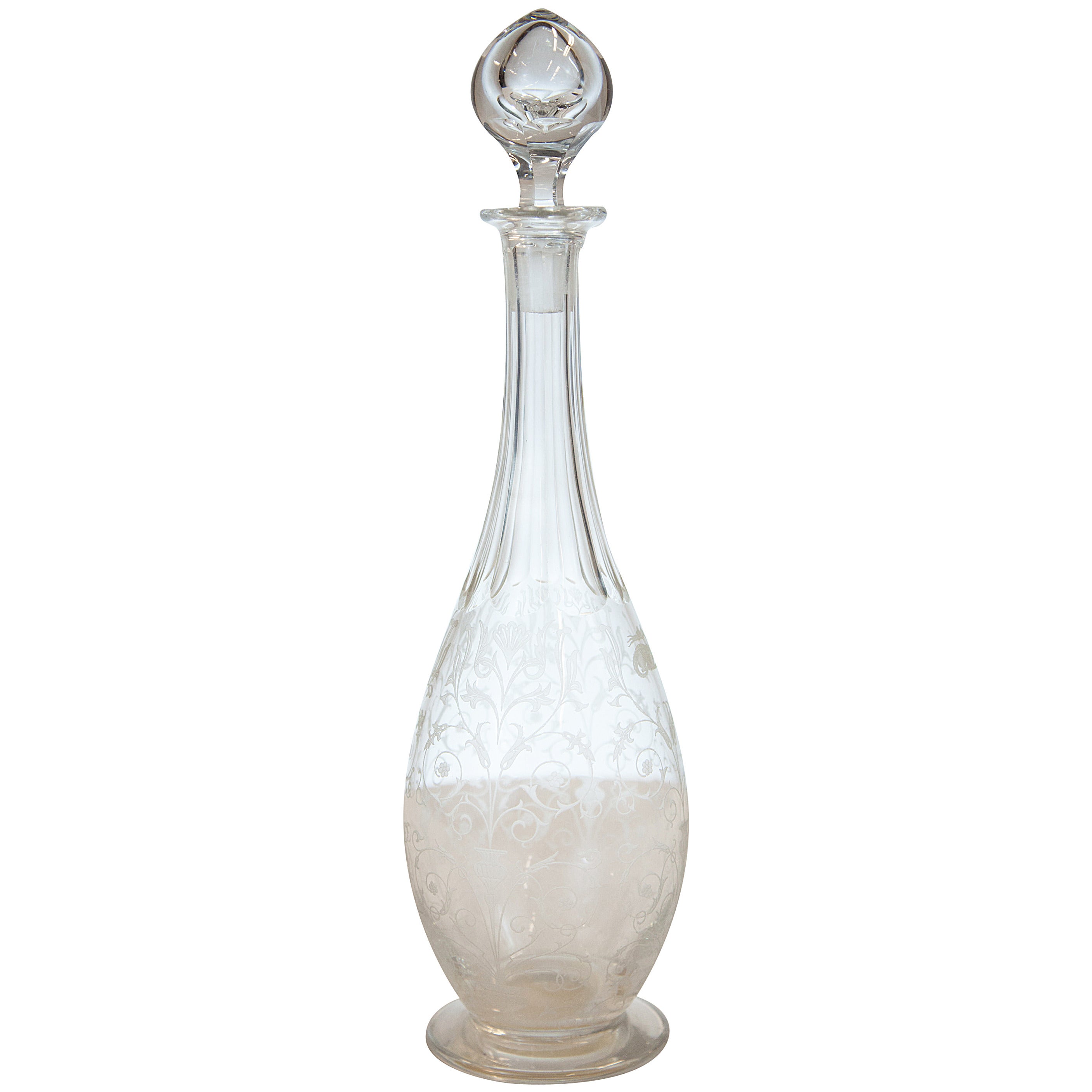 Early 20th Century Baccarat Crystal Decanter For Sale