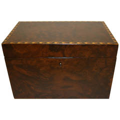 19th Century, 1870 Amboyna Wood Box
