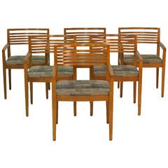 Knoll Dining Chairs MCM by Joe and LInda Ricchio, Set of Six