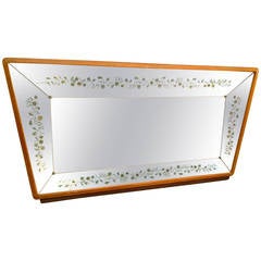 Wall mirror significant Italian backlit