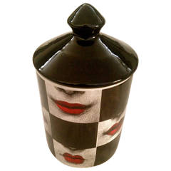 Jar with cap Fornasetti