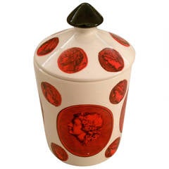Jar with cap Fornasetti