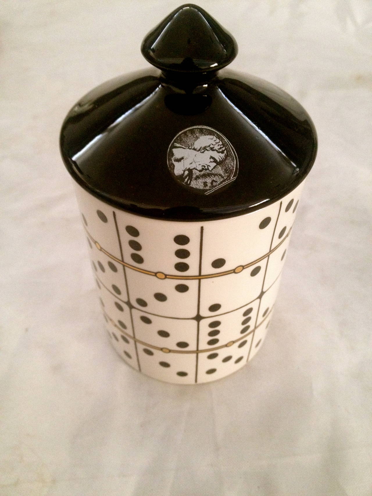 Jar with cap Fornasetti