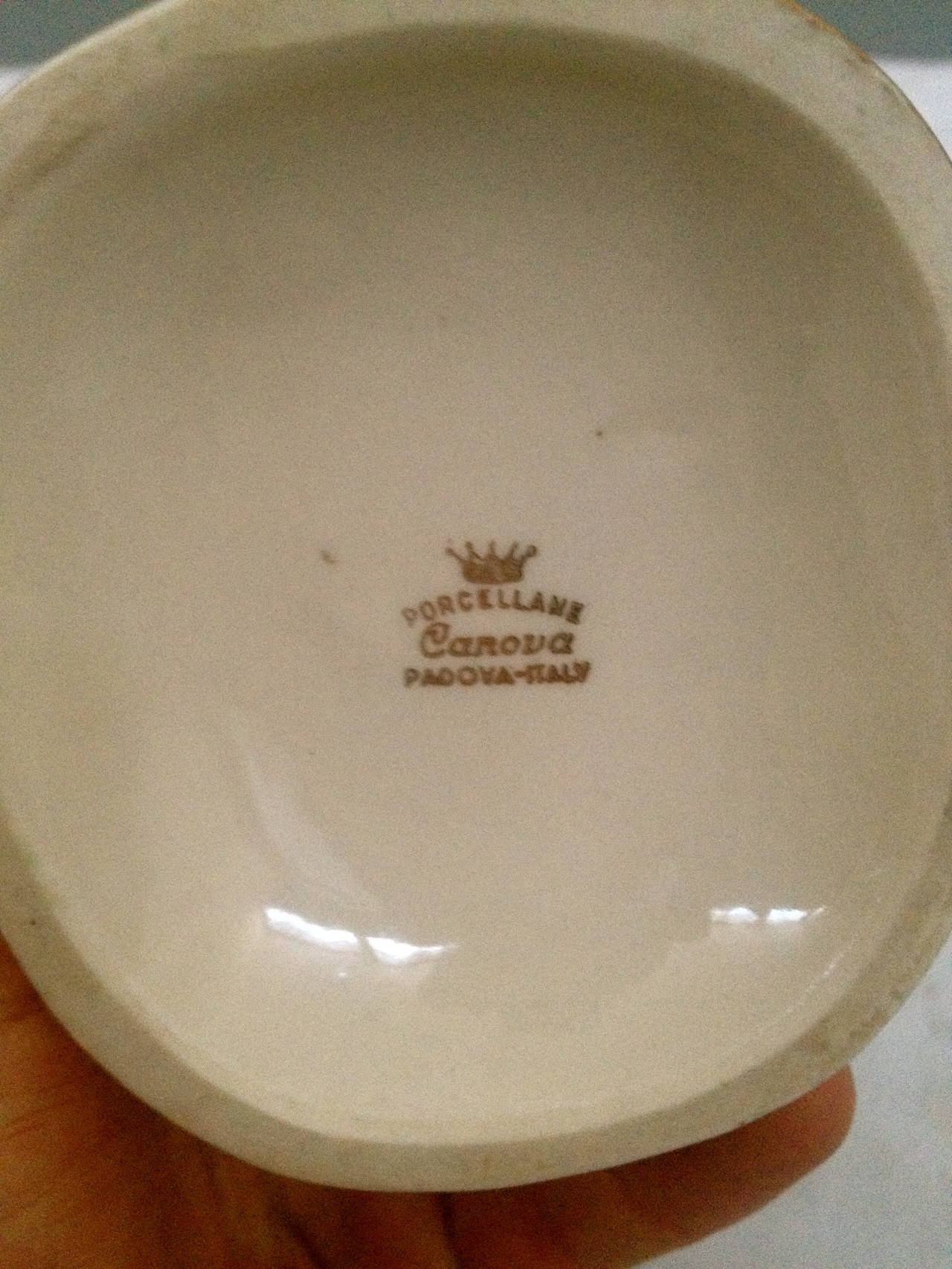 Italian Ceramic A Rare Porcellane Canova 1955 2
