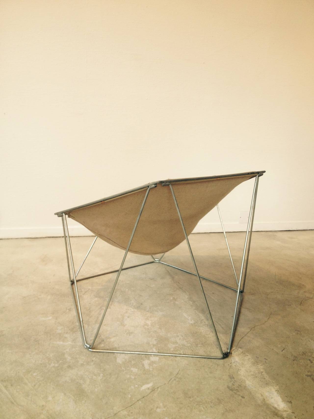 Galvanized Penta Armchair by Kim Moltzer and Jean-Paul Barray for Bofinger