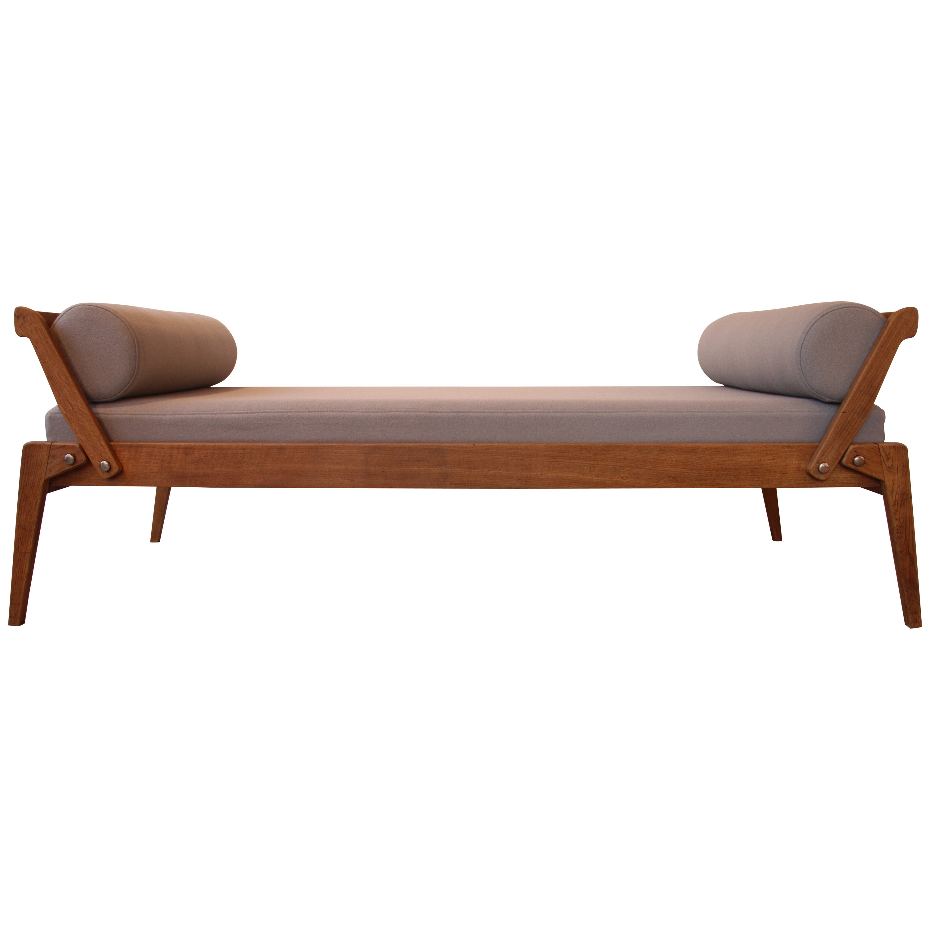 French Daybed by René-Jean Caillette for Charron, 1952 For Sale