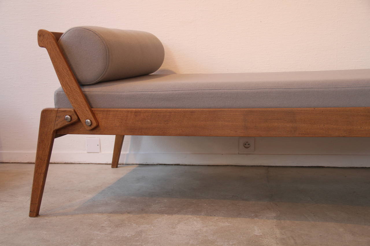 French Daybed by René-Jean Caillette for Charron, 1952 In Good Condition For Sale In Paris, FR