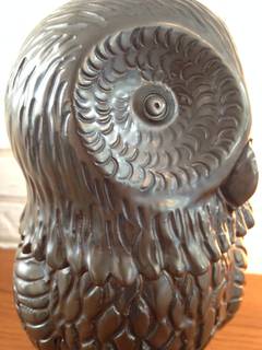 Ceramic Owl Box by Jean Marais, circa 1970